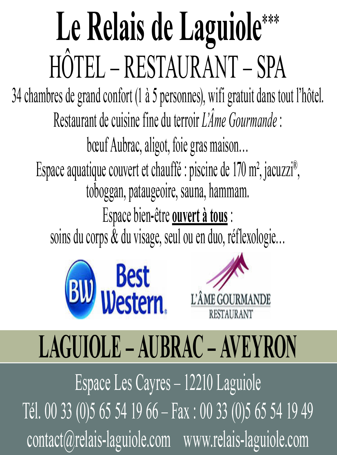 Best Western « Le Relais de Laguiole »